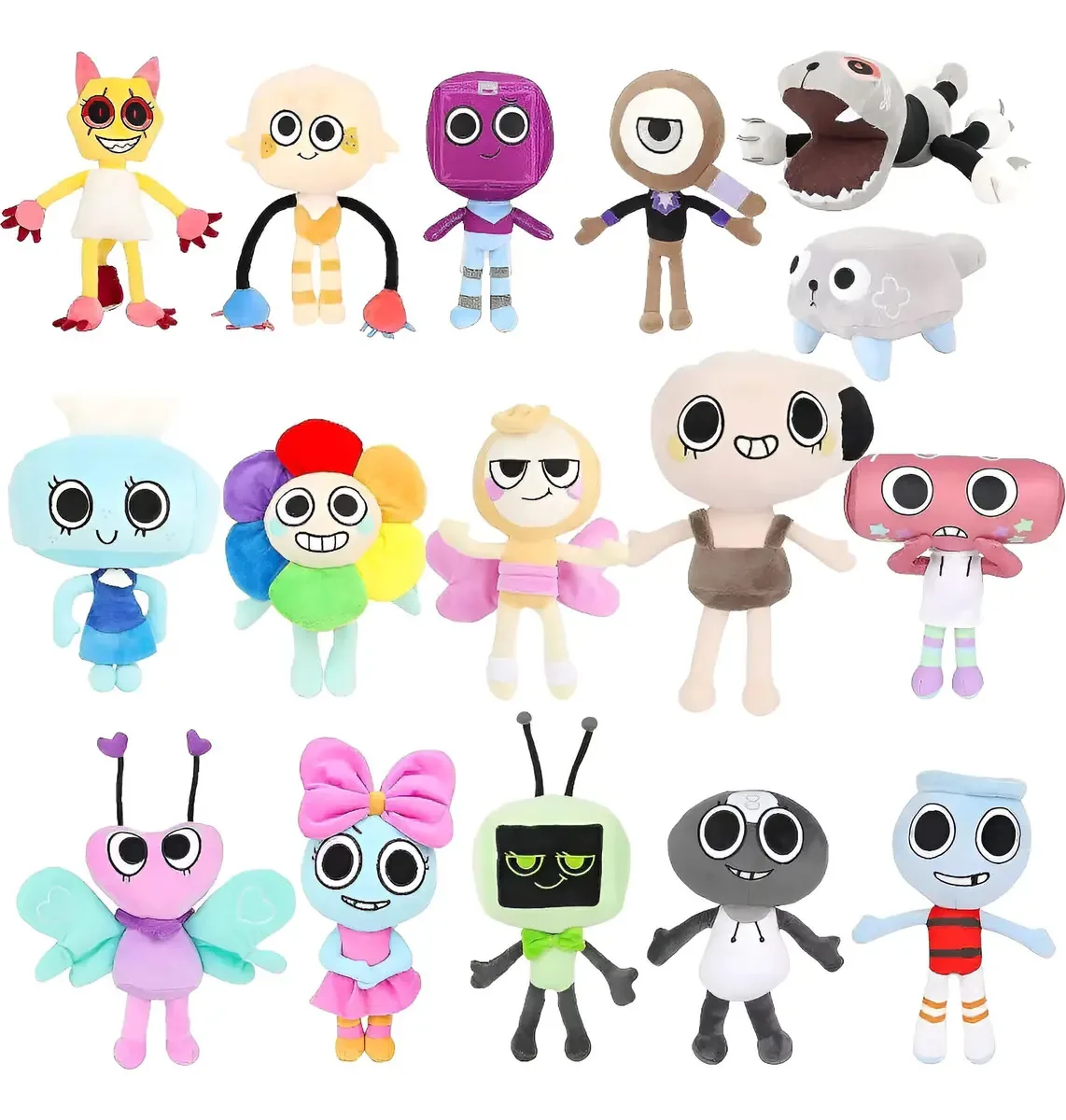 Dandy's World — Pelúcias Dandy's Plushies — 1 peça colorida Role-6