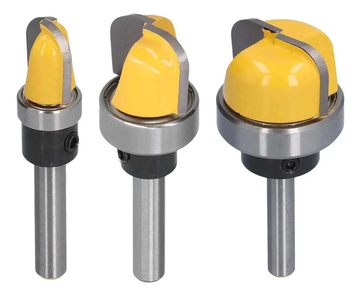 Broca de Ponta Redonda Haste de 6mm para Roteador