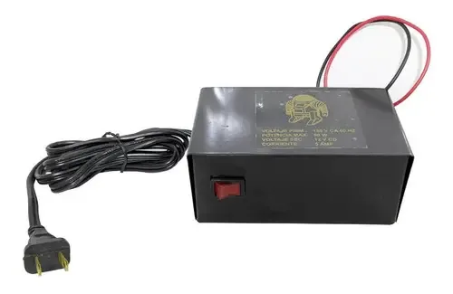 Eliminador de corrente Entrada 110v Saída 12v 5a 50w