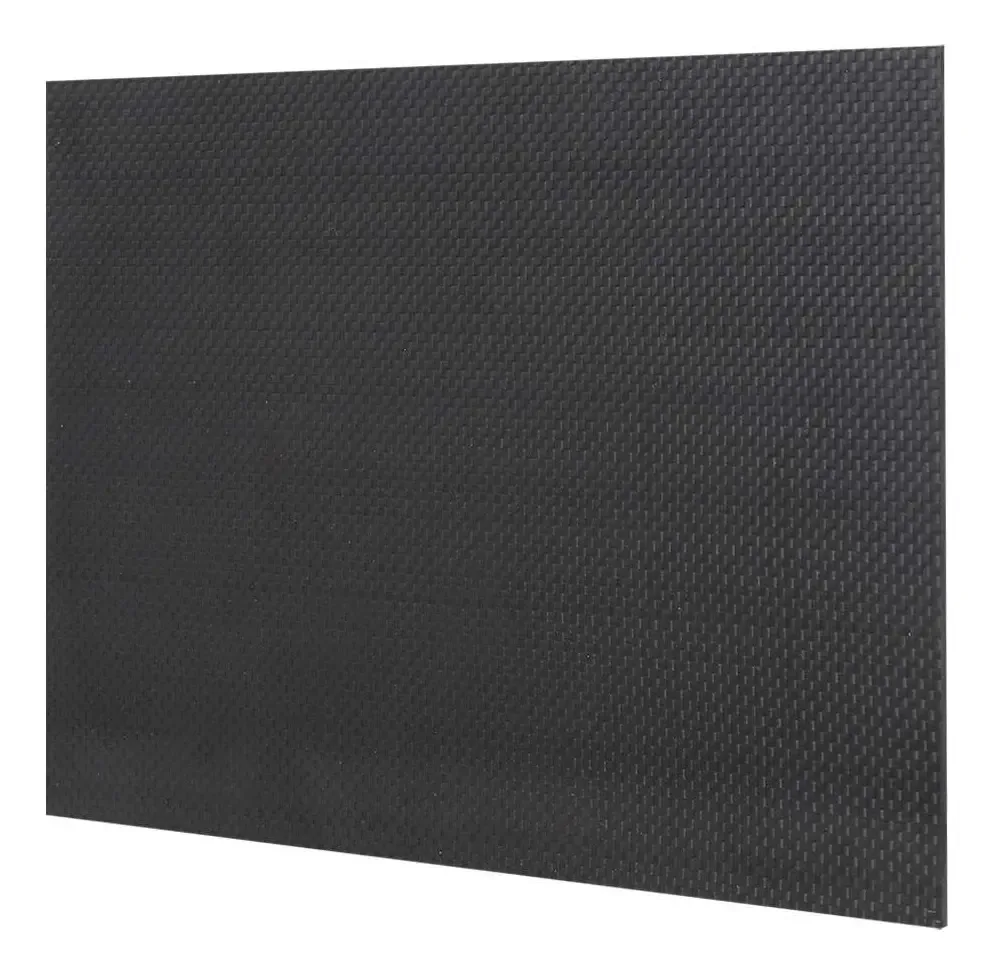 Chapa de Fibra de Carbono Sarja 230x170x1 Mm