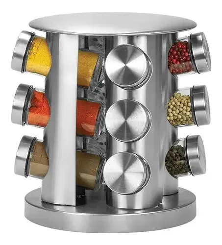 Conjunto de especiarias Ovni Swivel Base de 12 peças - Je8530