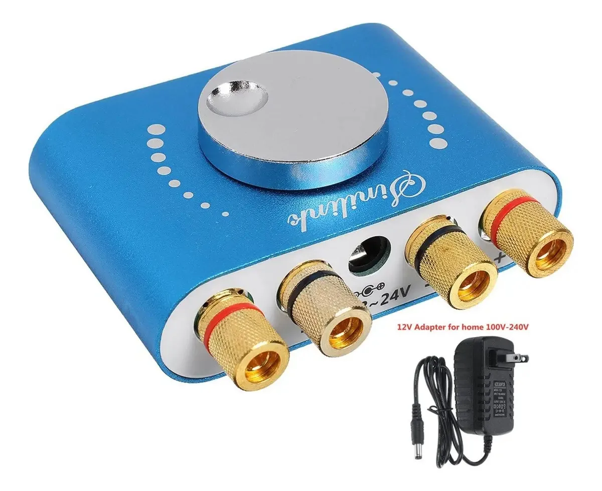 Amplificador De Áudio, 1 2v / 24v 200w + 200w 2 Ch Mini Bluetooth 5.0 Hifi Amplificador Digital Amplificadores De Áudio Amplificadores De Potência Para Carro Casa Para Carro Ou Casa Amplificador E