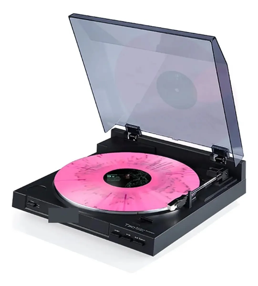 Surryn Toca-discos Automático de Vinil LP, Gira-discos de 33/45rpm, Fonógrafo HiFi Retro Antigo, Toca-discos Moderno de Alta Gama para Audiófilos (prateado)