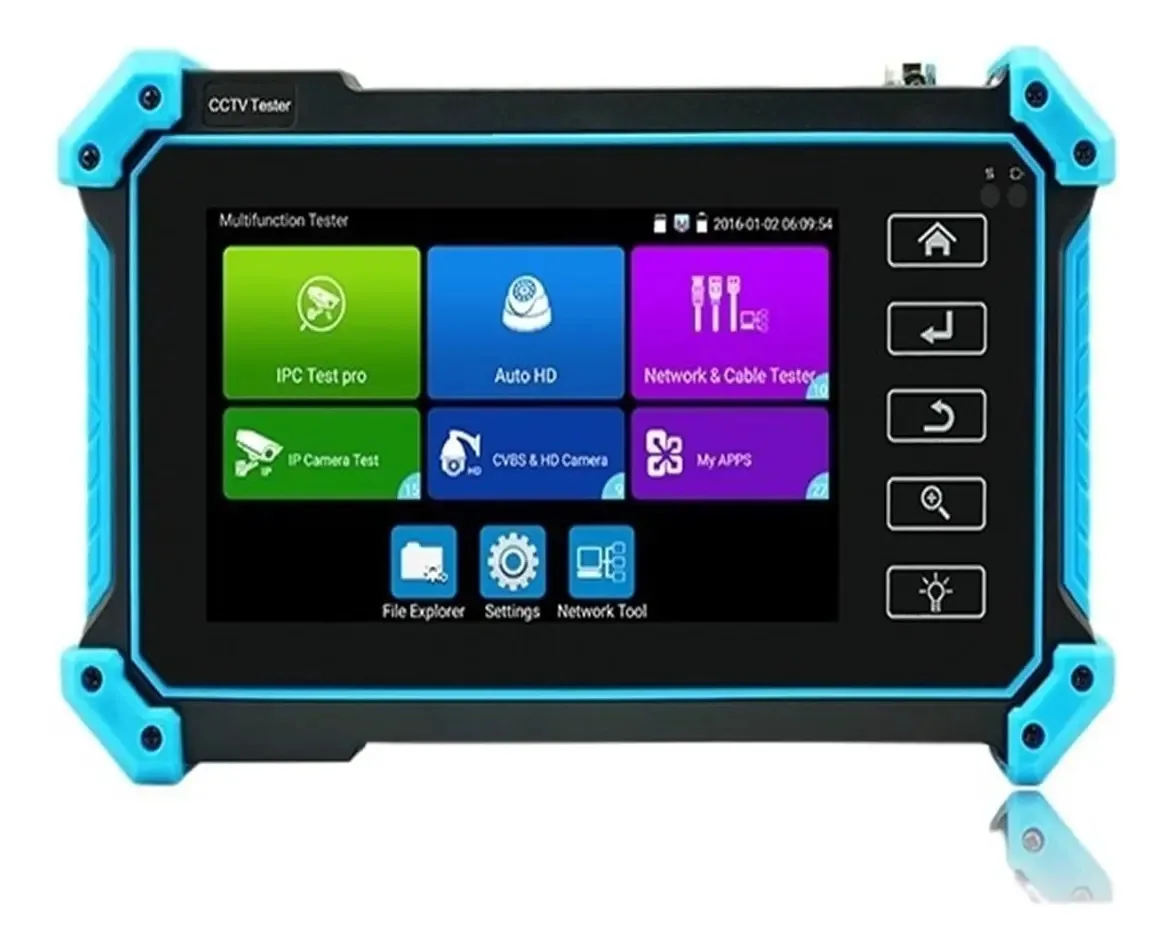 Monitor de Teste de CCTV Okanen, Testador IP 4K IPC 5200c Plus, Câmera CCTV, Monitor de Segurança, Teste Analógico Poe, Testador CCTV RJ45, Testador de Cabo de Rede (IPC-5200c Plus)