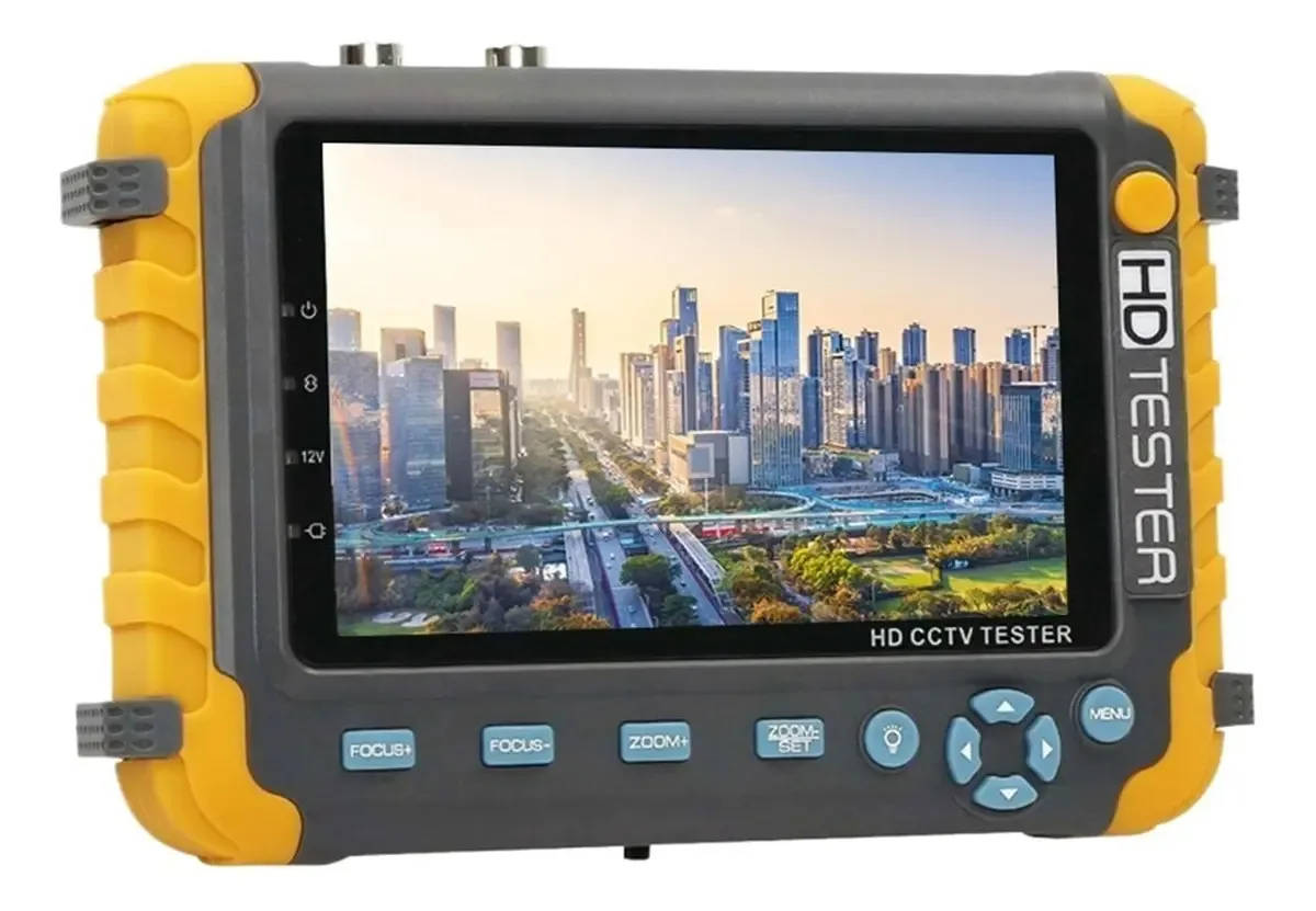 Monitor De Probador De Cctv, Monitor Probador De Cámara Cctv Iv8w, Monitor Lcd Tft De 8mp Y 5 Pulgadas For Prueba De Vídeo Analógica 4 En 1 Tvi Ahd Cvi