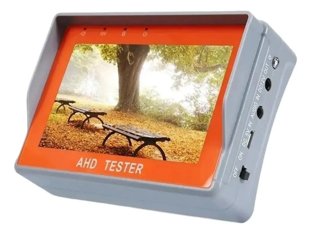 Okanen Monitor de Testador de Cctv, Monitor Testador Cctv Mini Iv8w, Monitor Portátil para Câmera de Segurança, Testador 8mp Cvi Tvi Ahd, Monitor Vga Cctv, Ferramentas(iv5)