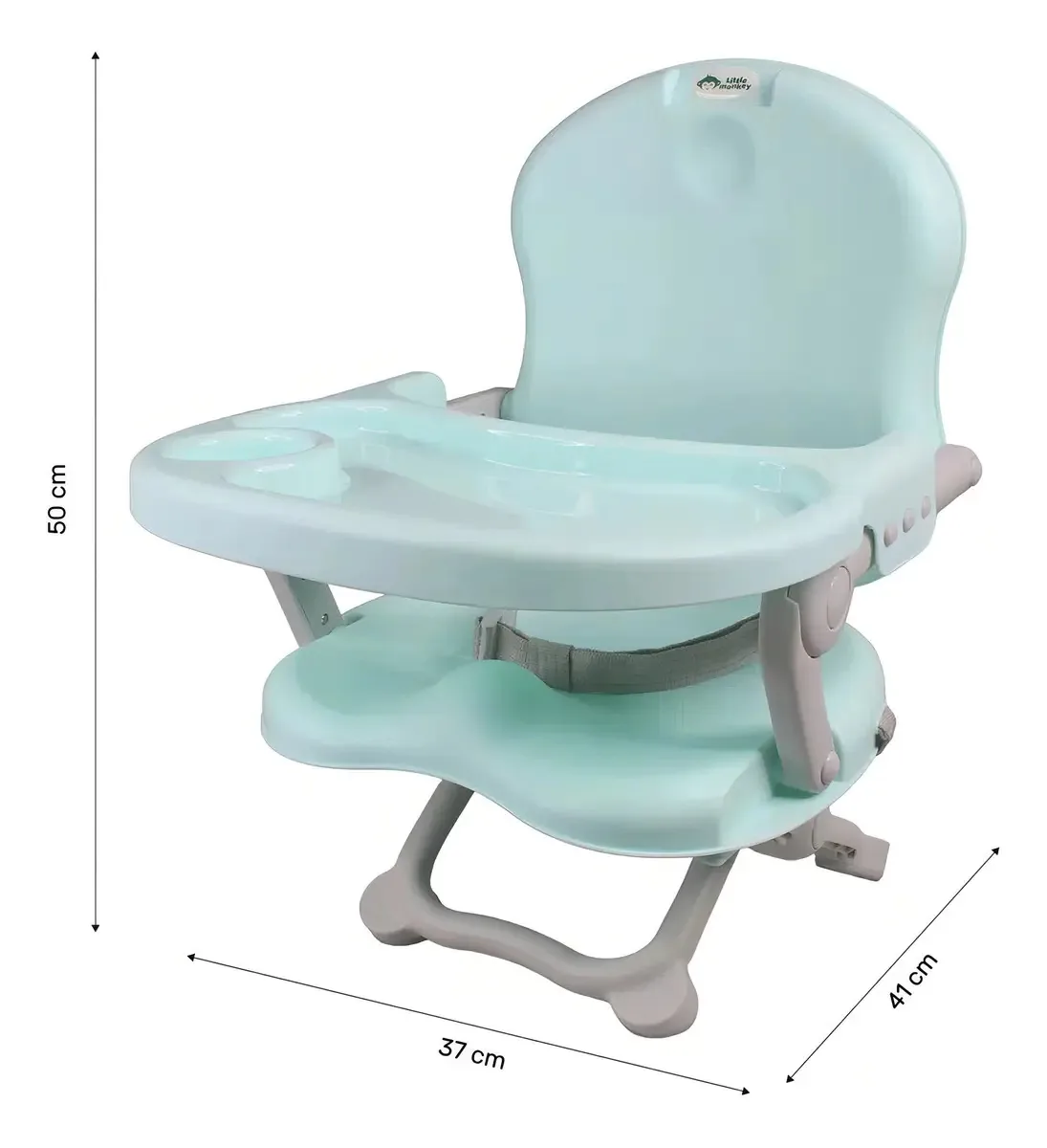 Cadeira de alimentação para bebês Aquila Easy Fold Plus cor verde