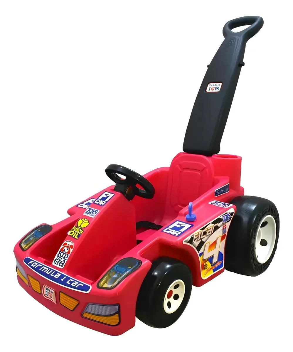 Carrinho montável F1 modelo 58119 de 1 a 3 anos com som vermelho
