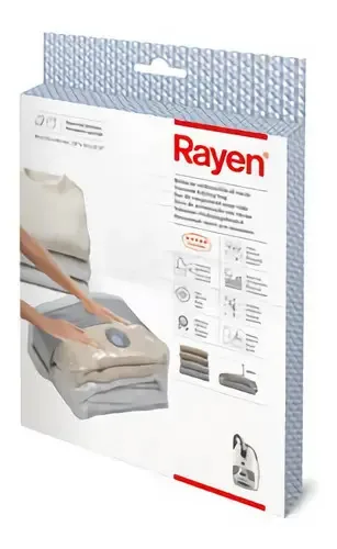 Saco de roupa a vácuo, 30x45 cm. Marca: Rayen