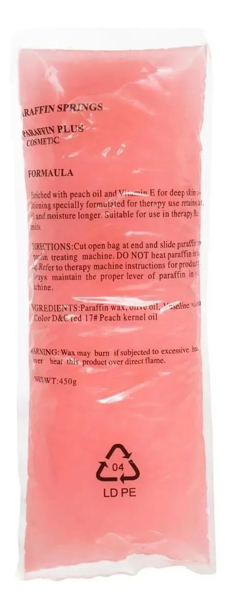 Cera cosmética terapêutica de parafina Plus - Medstar Color Salmon