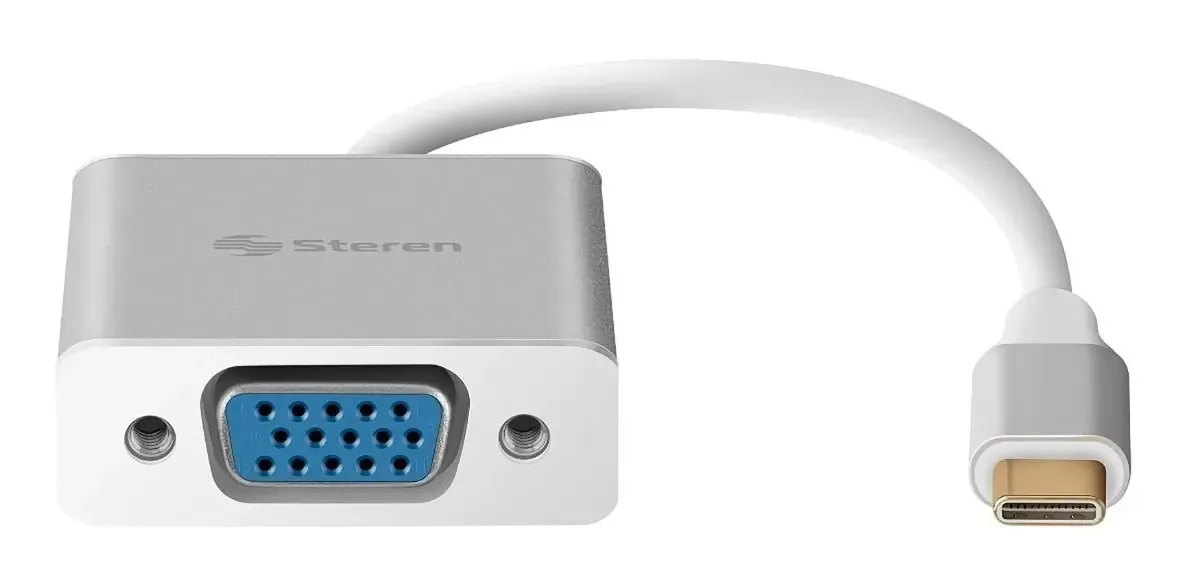 Adaptador USB tipo C para Vga 1920x1080p Cabo estéreo Usb-4713