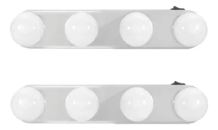 2 lâmpadas LED para espelho de maquiagem