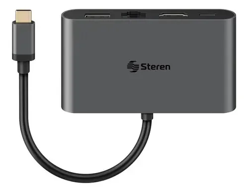 Adaptador USB C para HDMI/USB 3.0/USB C/Ethernet Rj45 Usb-5290