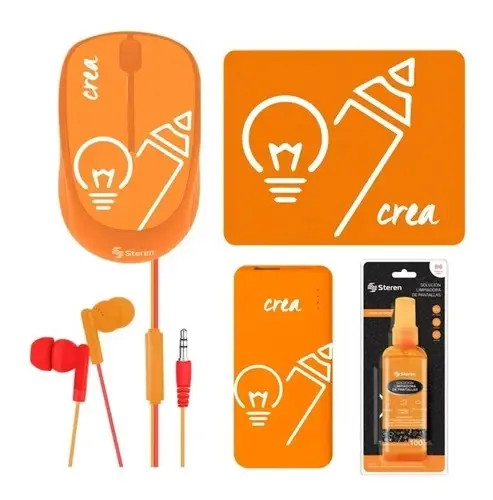 Acessórios para mouse e computador Steren ePack-BTS04 Orange