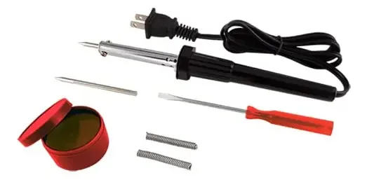 Ferro de Solda Tipo Lápis 120v Kit Reposição Pasta de Solda Yeilite