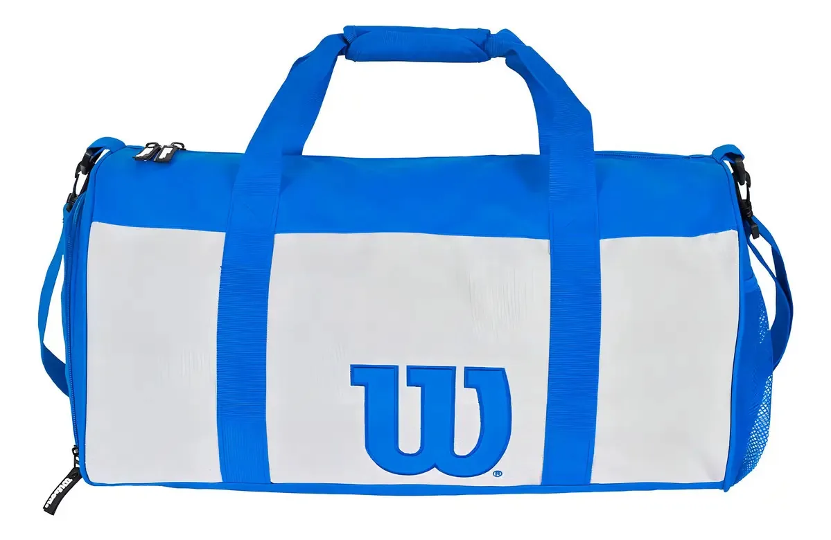 Maleta esportiva Wilson Classic, bolsa de viagem e ginástica, azul marinho sólido