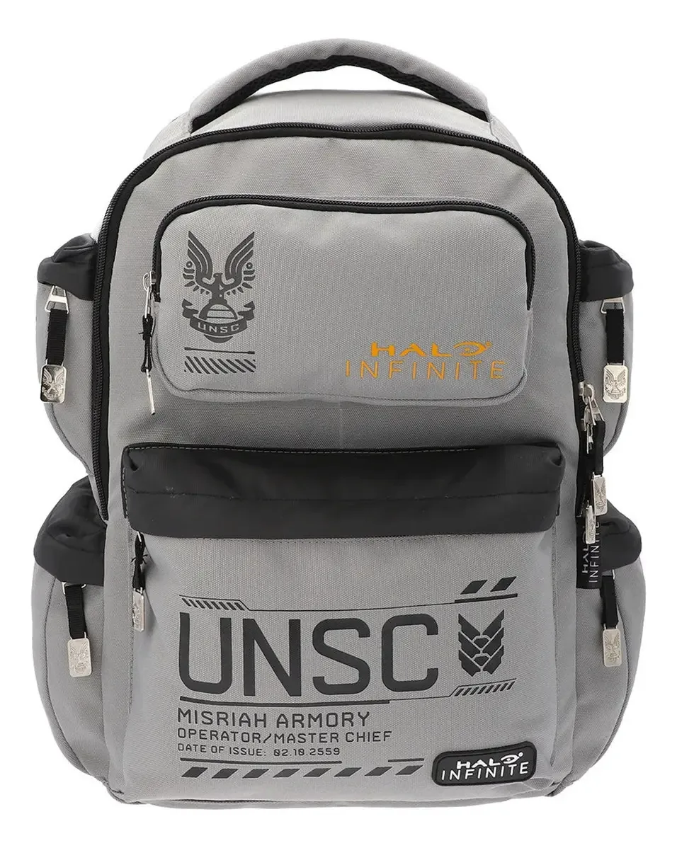 Mochila Halo Tactica Unsc Hal027bp183a Mochila Juvenil Cinza