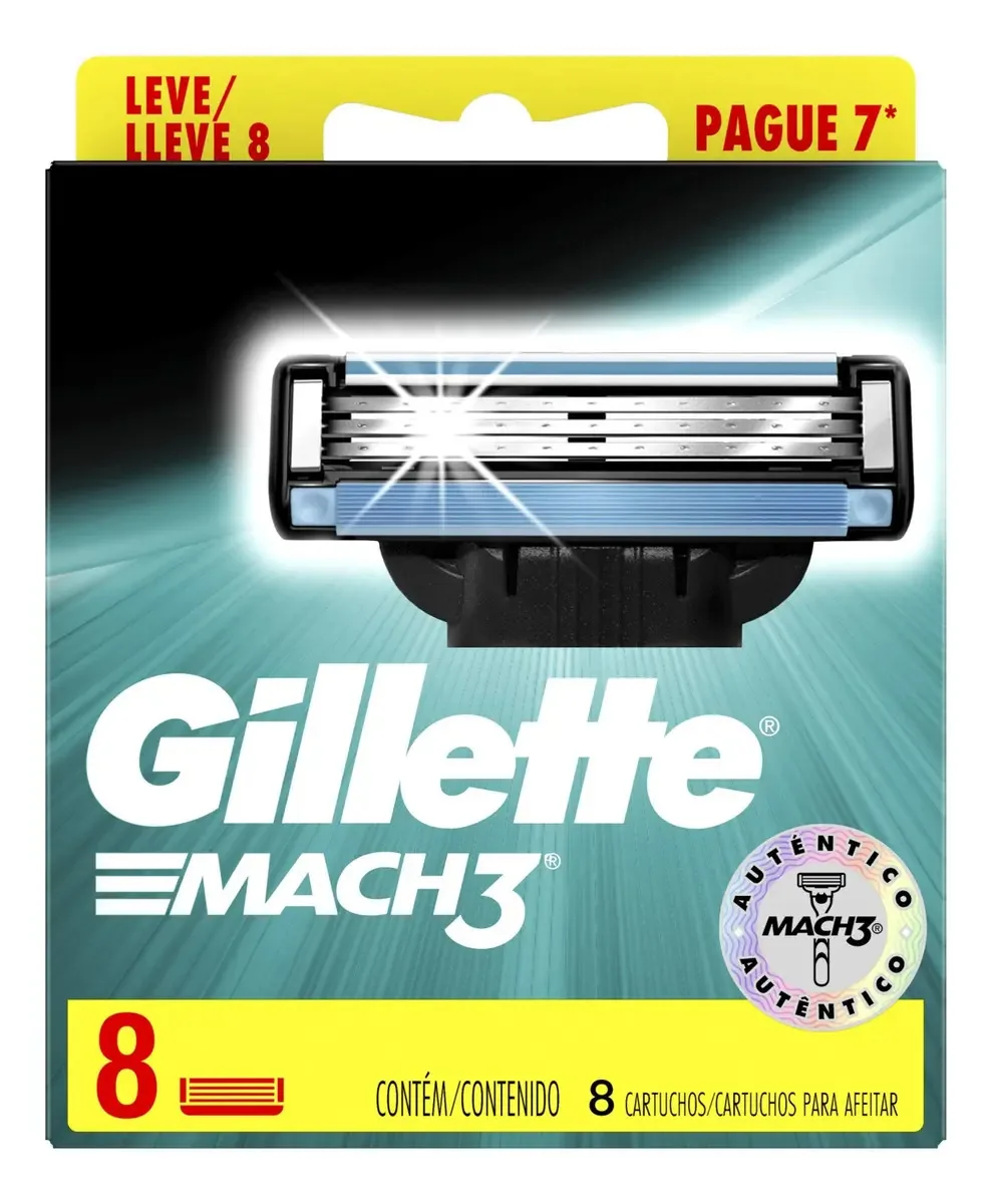 Carga Gillette Mach3 Barcelona C/8