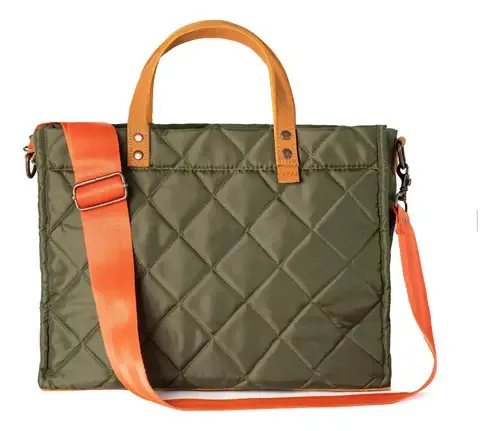 Bolsas para mulheres, sacola tiracolo impermeável Kansas Olive Color