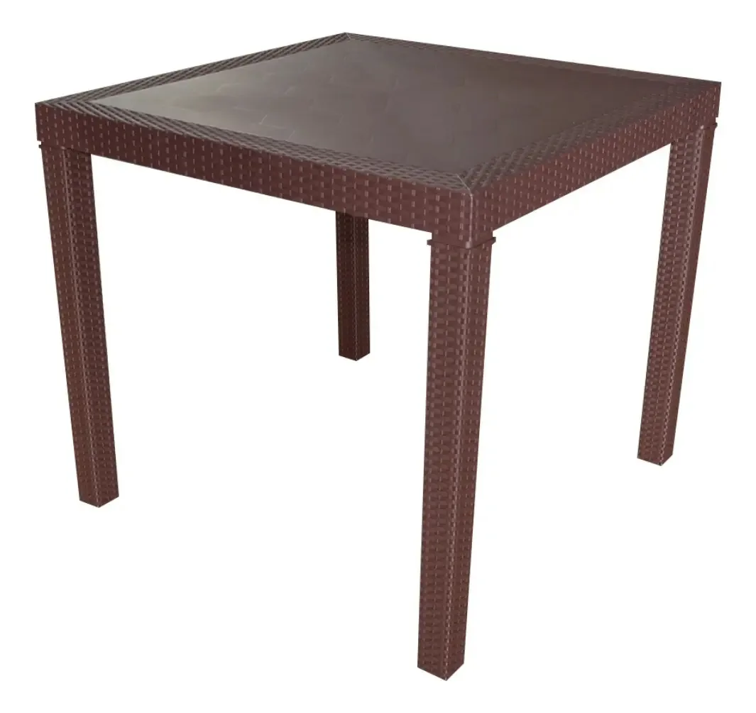 Mesa de rattan Squirrel Chocolate Color