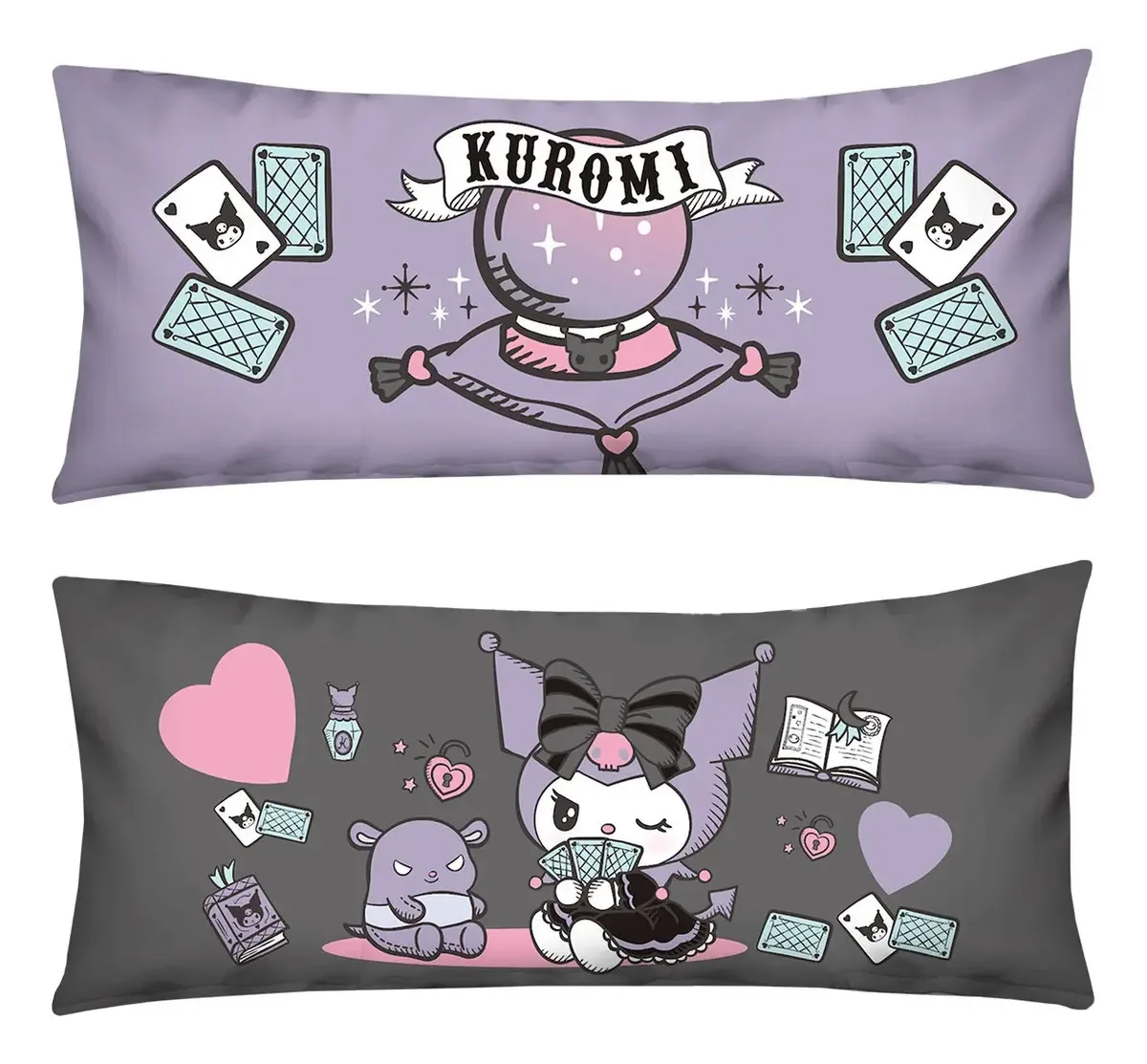 Almofada Kuromi Cards Super Jumbo - cor roxa Providence