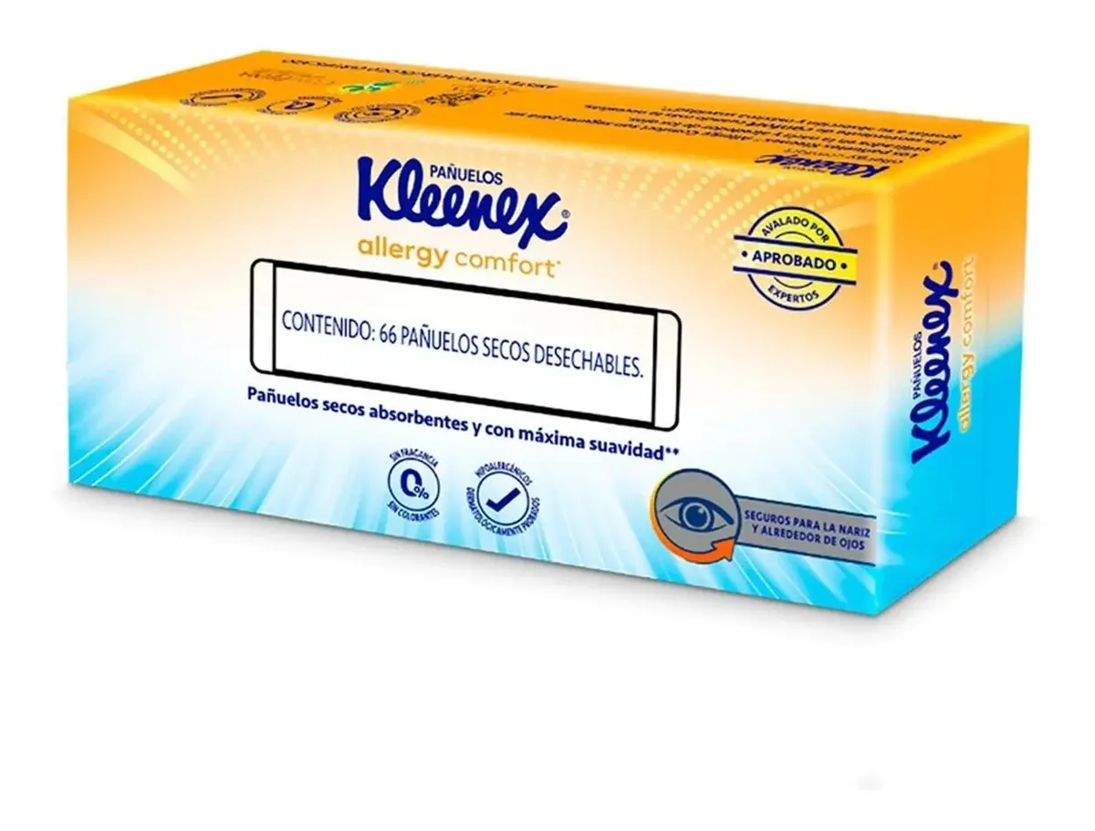 Lenços Faciais Kleenex Decorados Pacote 66 Lenços