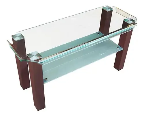 Mesa de TV St02 - Móveis Këssa Tobacco Marrom Escuro