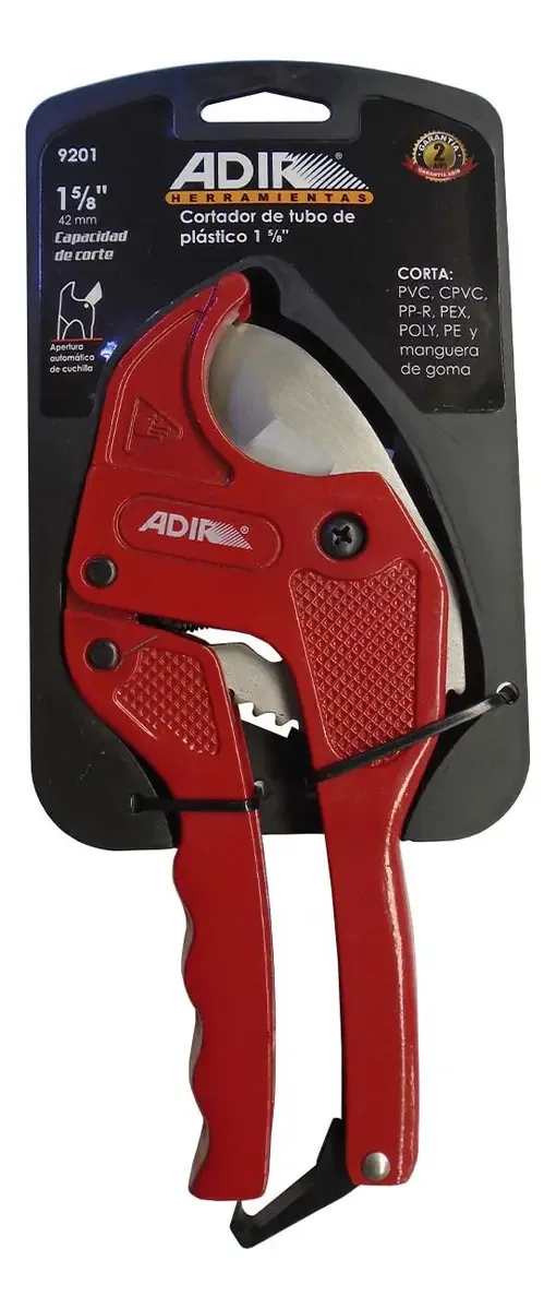 Cortador de tubos de plástico Adir 1 5/8 Mod. 9201