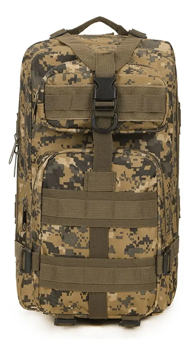 Mochila tática de camuflagem multifuncional para exterior