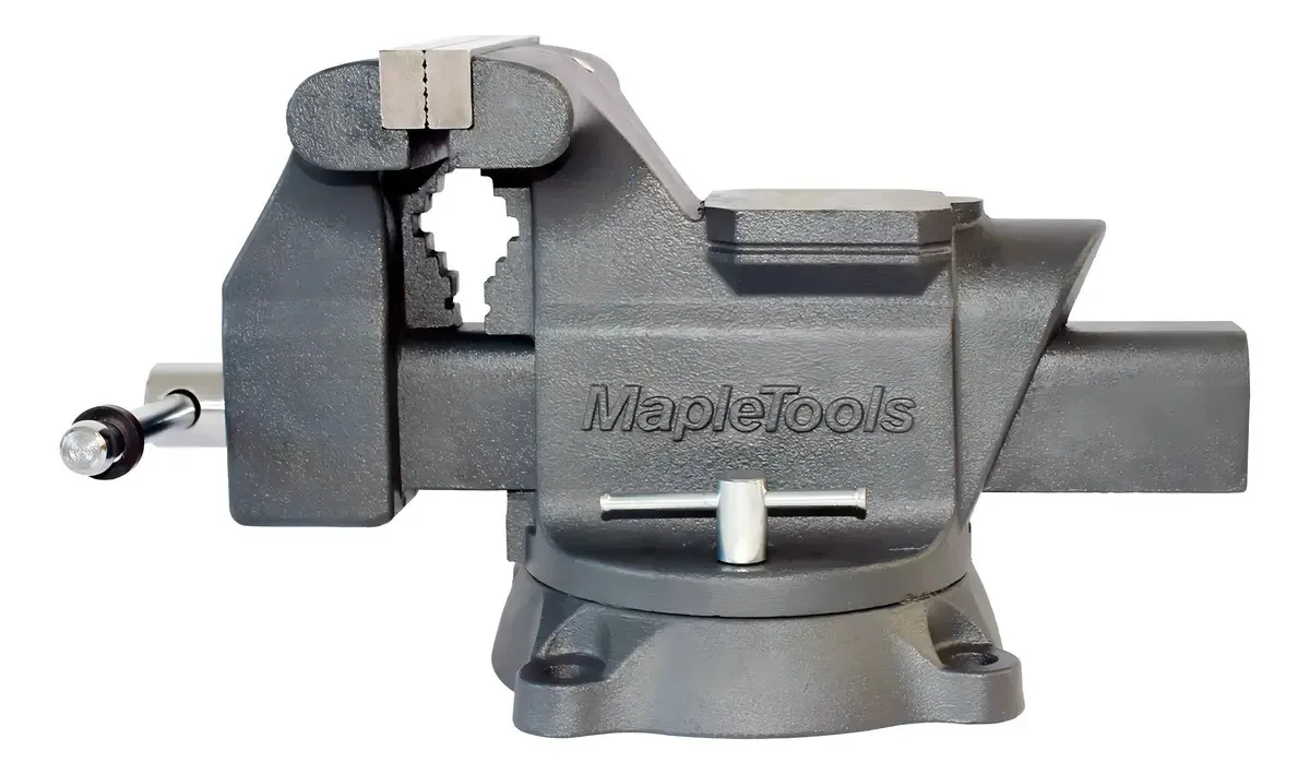 Parafuso de bancada industrial Maple Tools de 4 polegadas