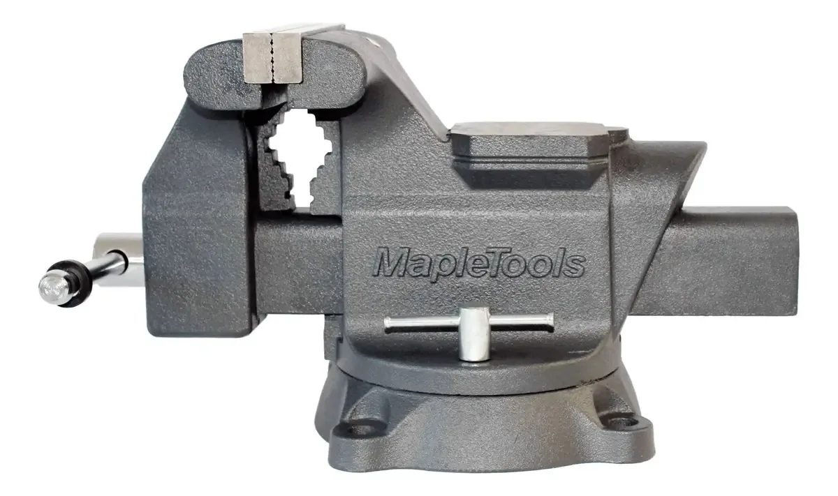 Parafuso de bancada industrial Maple Tools de 5 polegadas