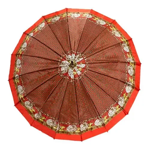 Guarda-chuva de café dobrável semiautomático clássico