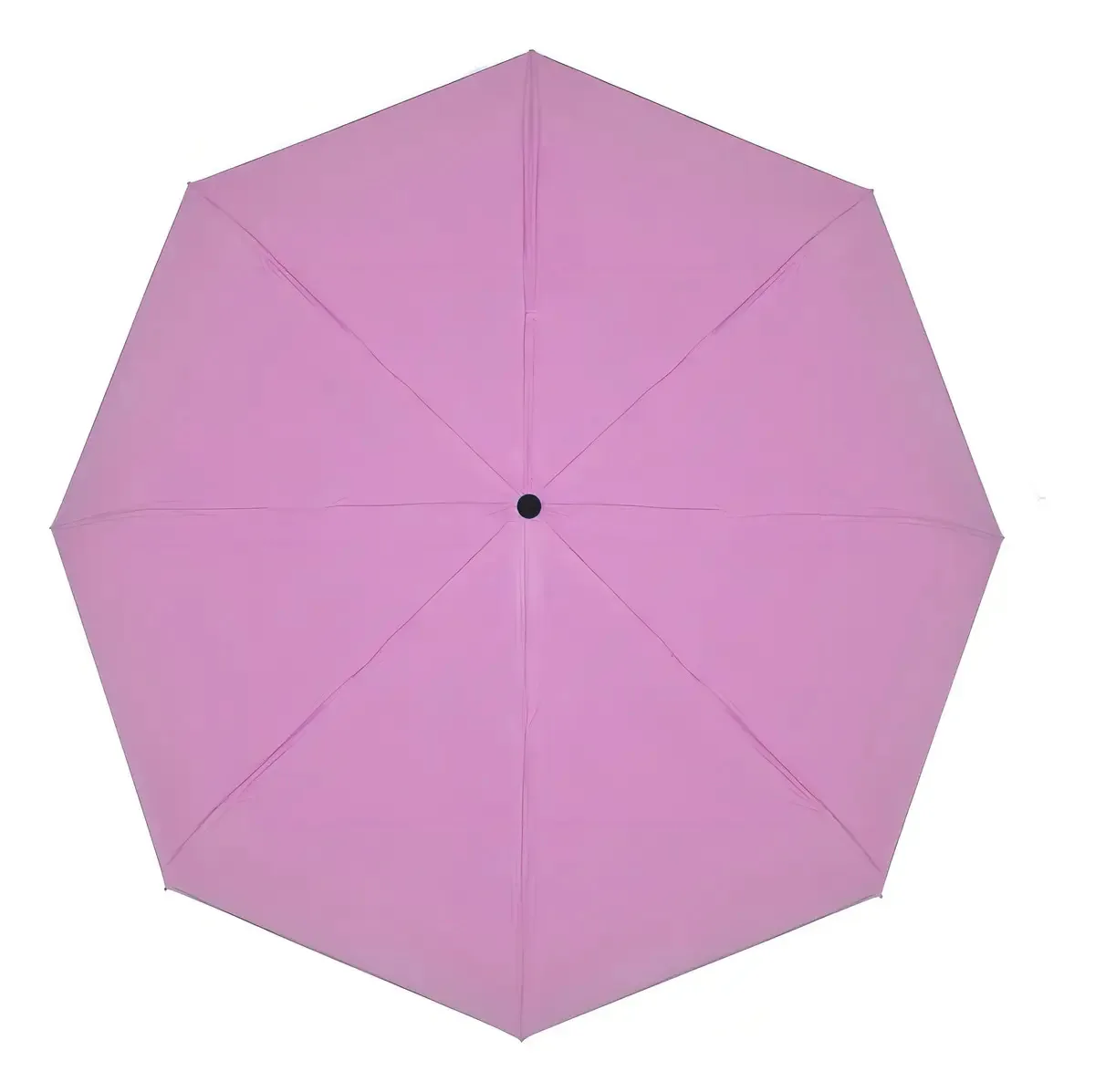 Filtro UV rosa de cores resistentes a guarda-chuvas de bolso automático