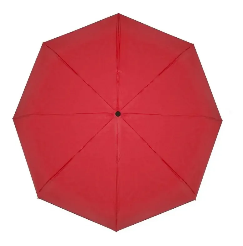 Filtro UV vermelho de cores resistentes a guarda-chuvas de bolso automático