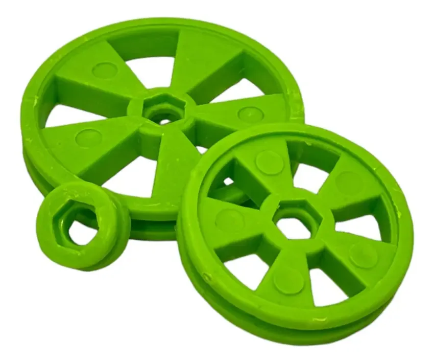 Kit de polia de plástico para projetos