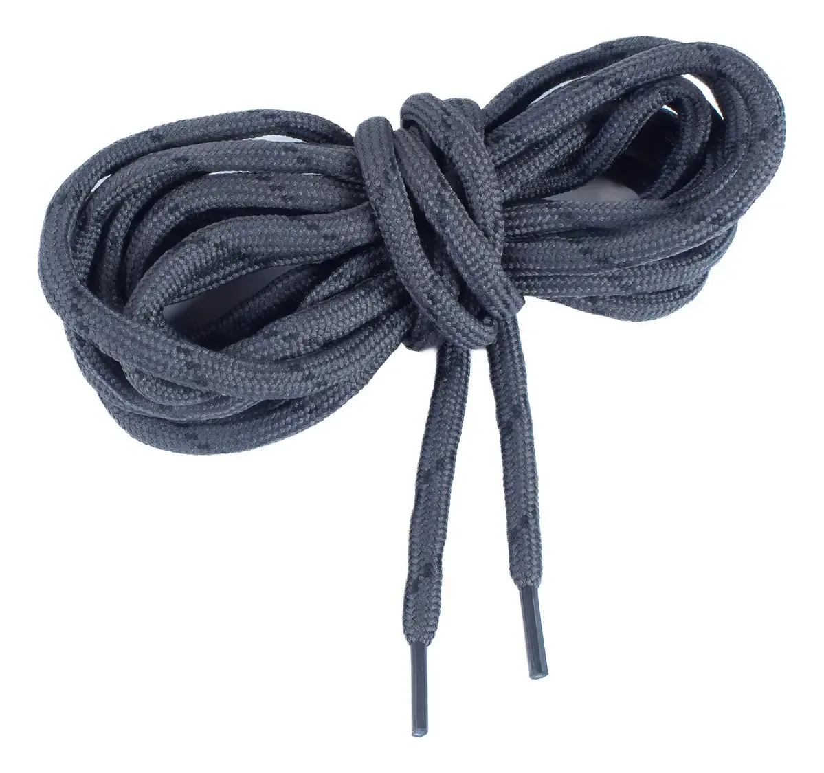 Cadarços redondos para botas, comprimento: 120 cm, cor: cinza escuro