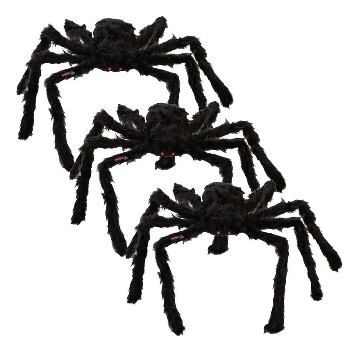 Aranhas peludas baratas à venda, Mxsrp-018, 3 peças, 150 cm, todas as cores pretas
