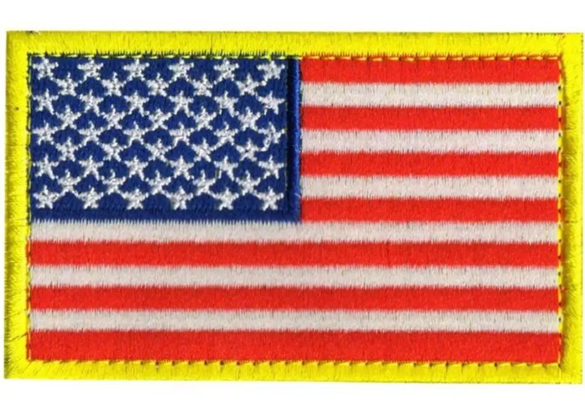 Patch de roupas com bandeira dos EUA, Mxusa-001, 1 patch, Usafla