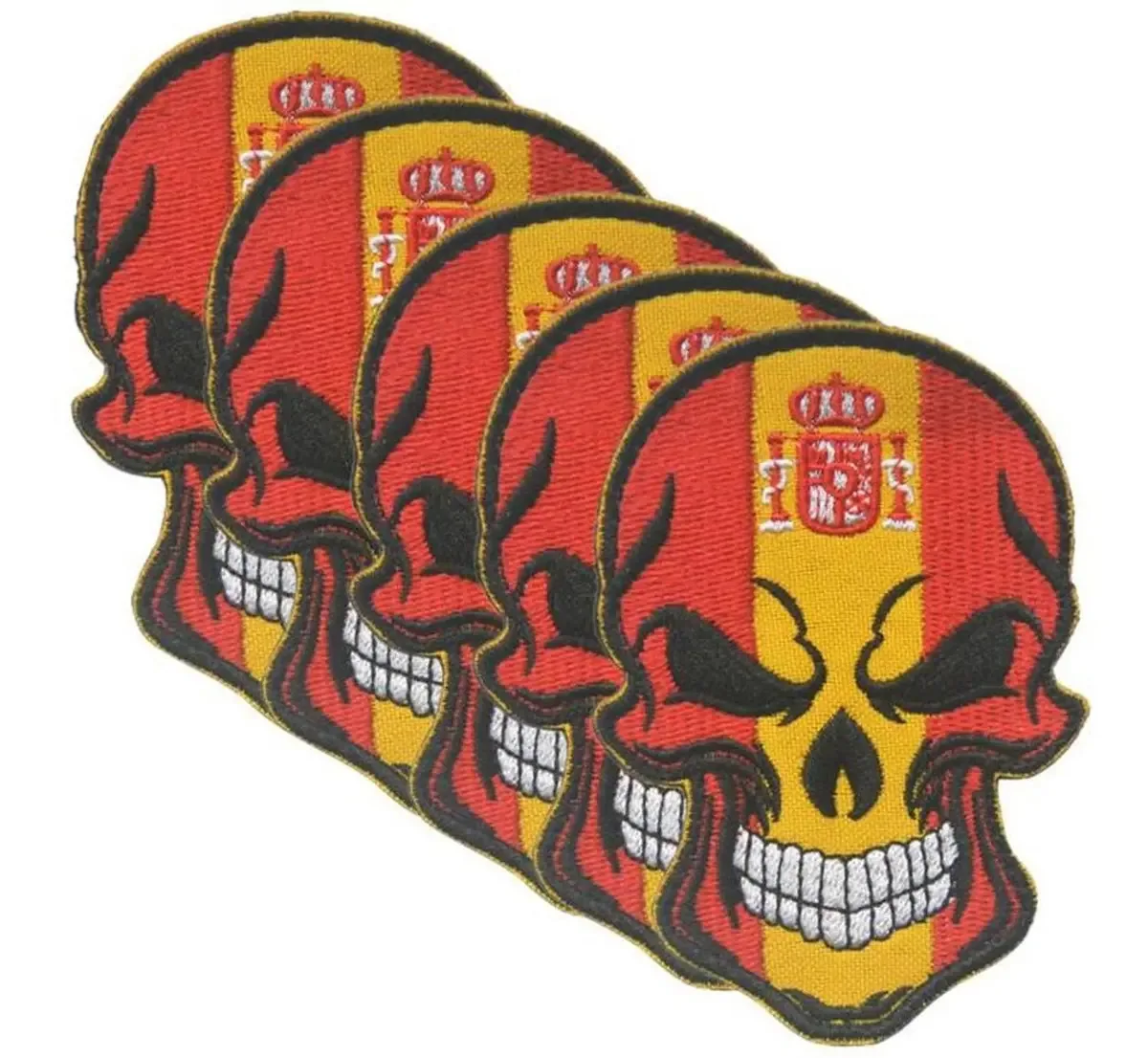 Venda de calças Patches Skull, Mxsuk-005, 5 adesivos, Cal