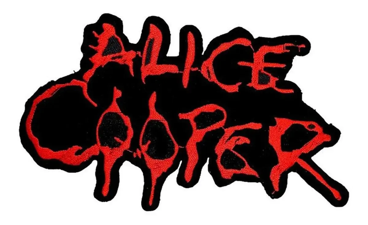 Adesivos bordados, Mxckp-001, 1 adesivo, Alice Cooper