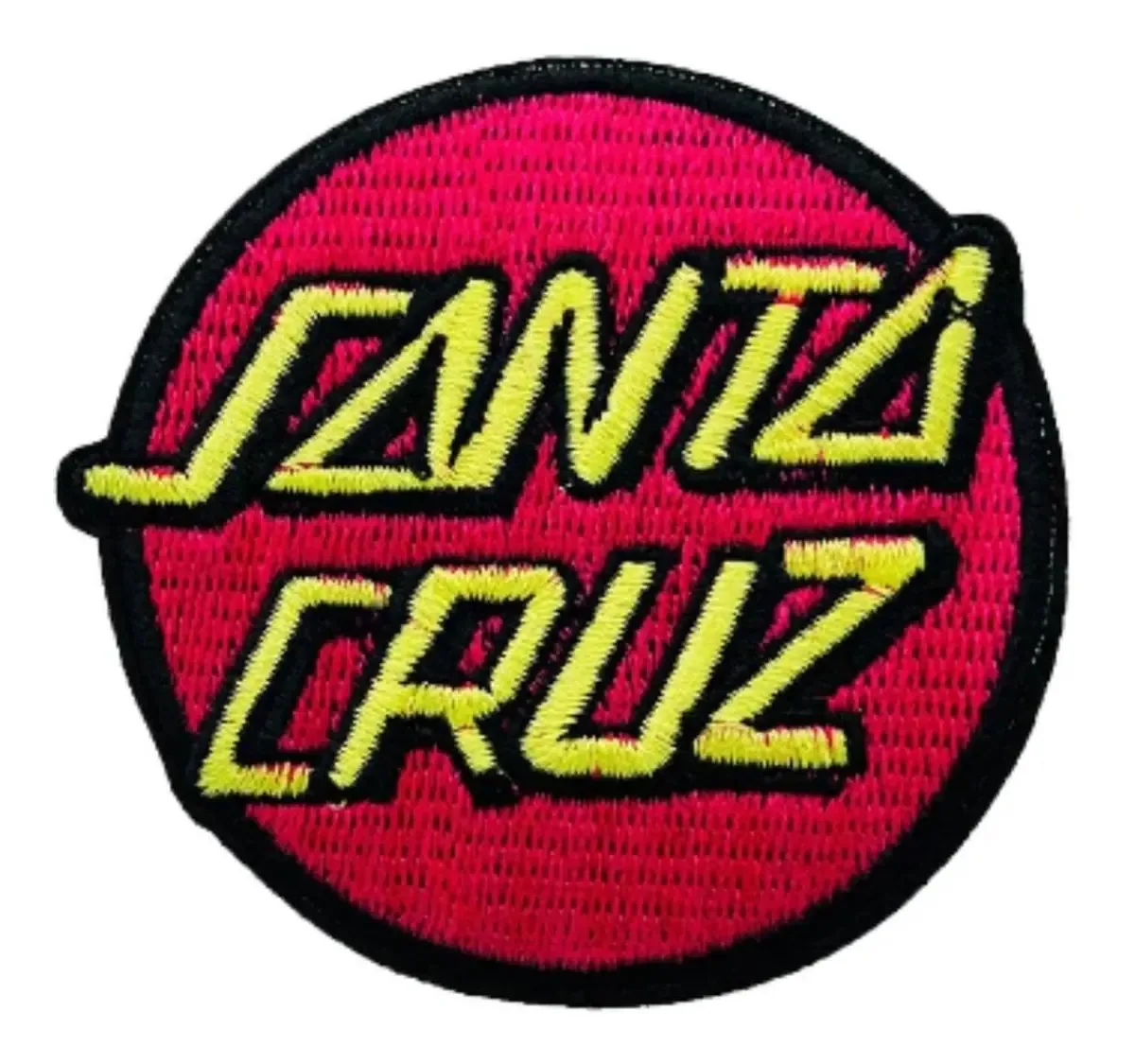 Patch bordado com letras Santacruz, Mxntc-001, 1 patch, Sa