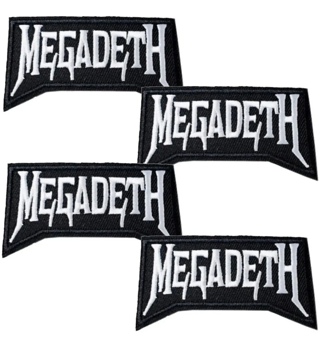 Patches bordados termoadesivos, Mxmgt-004, 4 adesivos, música