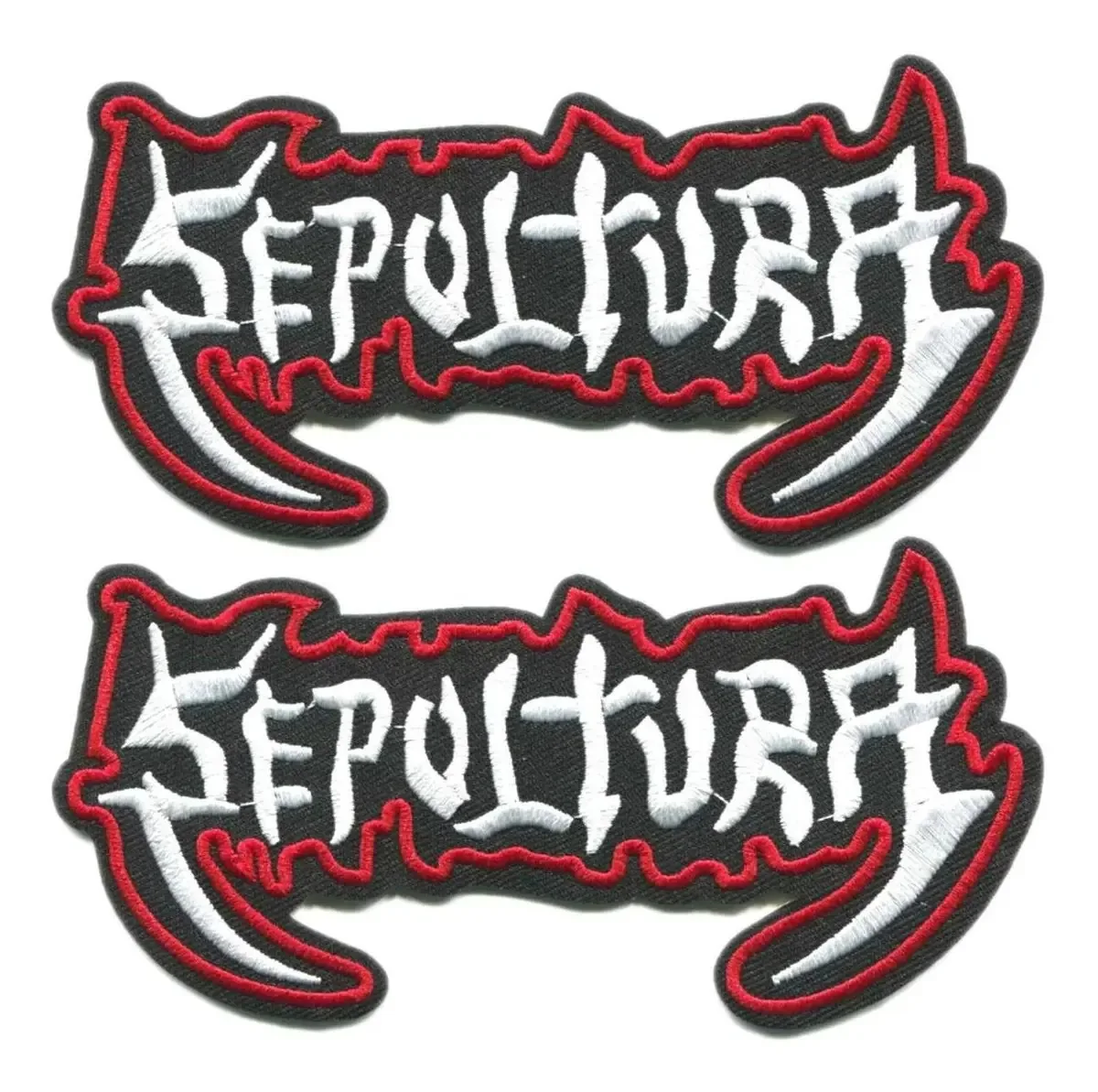 Patches adesivos para passar roupa, Mxsua-002, 2 adesivos, Music