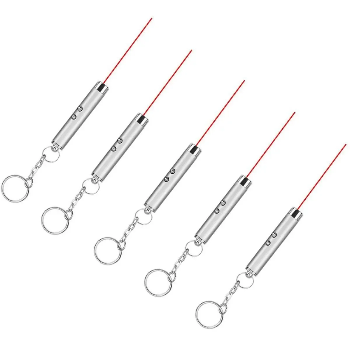Caneta laser para apresentações, Mxflh-005, 5 unidades, laser vermelho