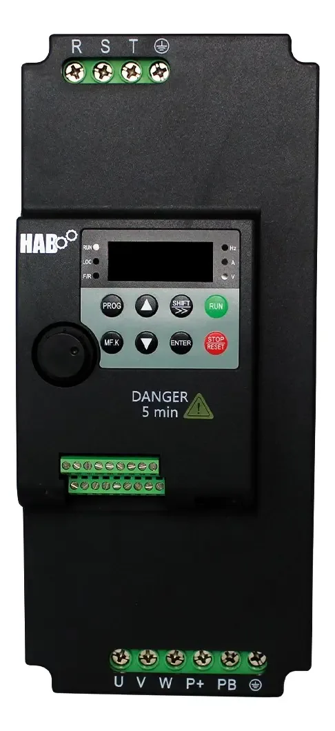 Inversor de frequência variável bifásico a trifásico de 5 Hp 16 Amp