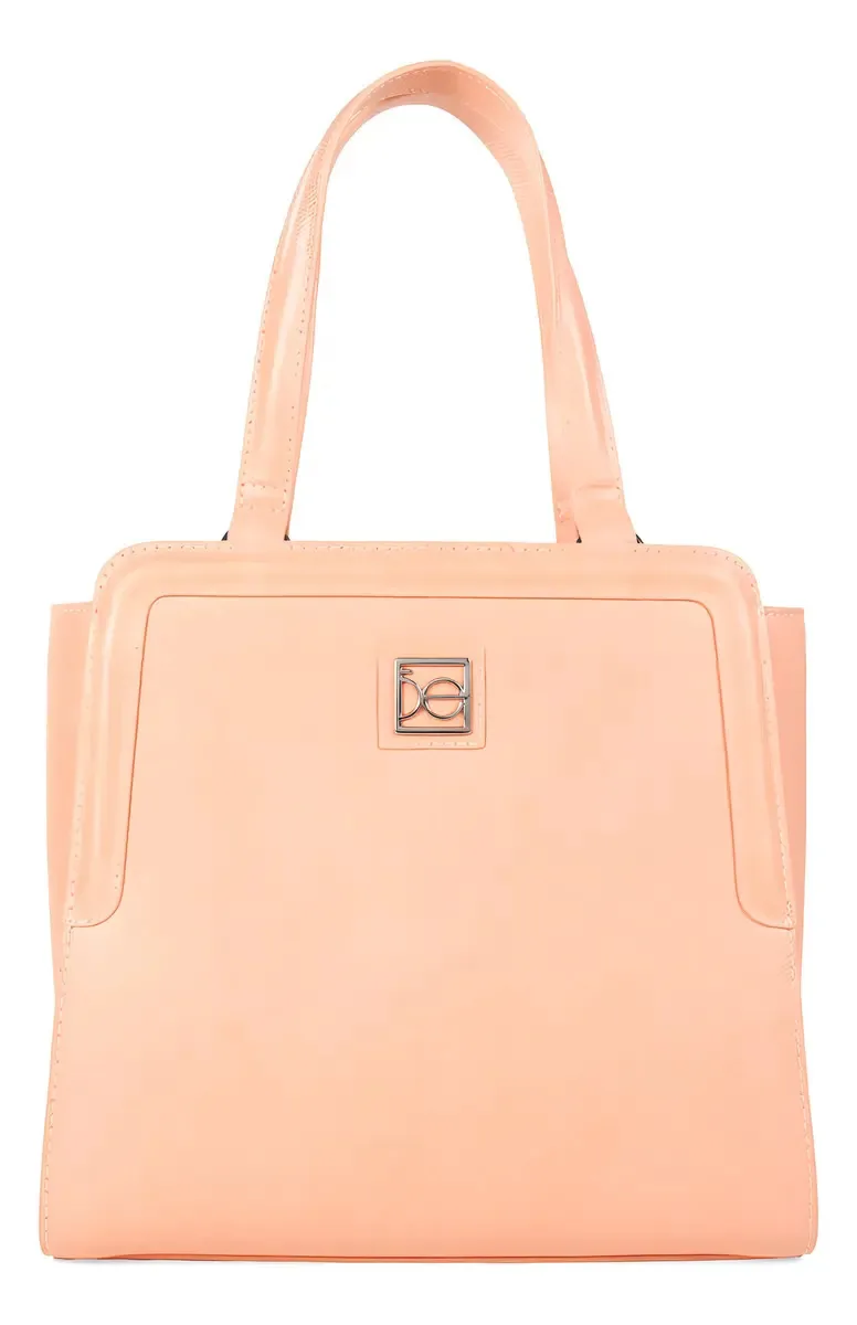 Bolsa Cloe para mulheres, média, clássica, cor coral