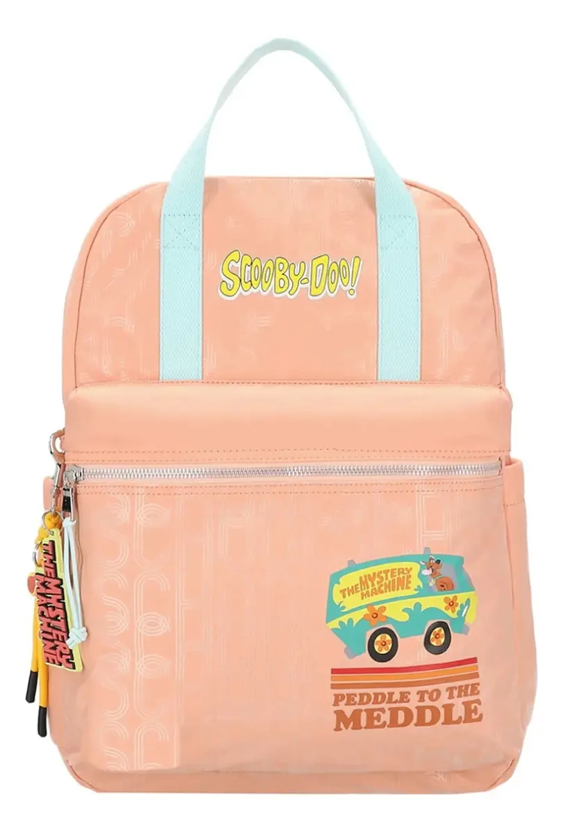 Mochila feminina Scooby Doo W Capsule Coral HBSumati5cw com design gráfico de tecido