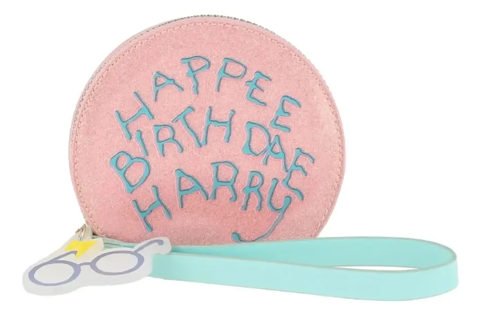 Bolsa cápsula Harry Potter W feminina rosa AcakeVazar14cw com design gráfico de tecido