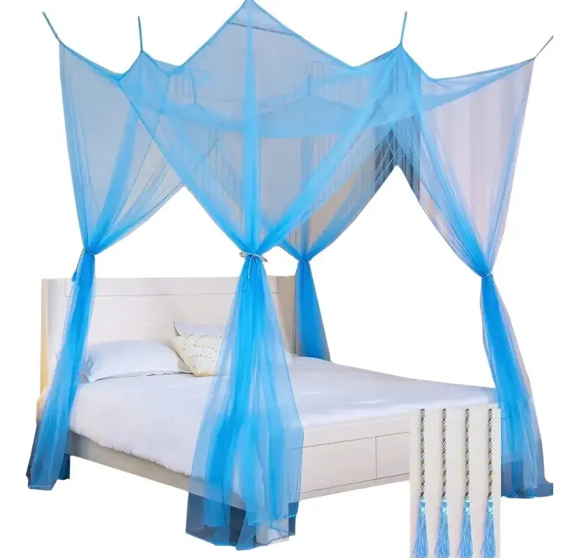Pavilhão Mosquiteiro para Four Corners King Size Blue
