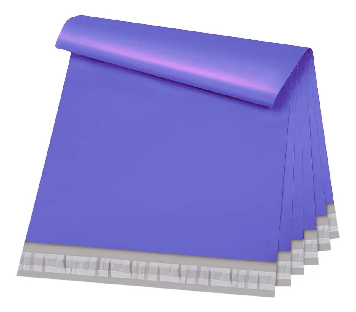 100 sacolas, envelopes, pacotes, comércio eletrônico, remessa, 40x55cm, envelopes de plástico para envio, roxos
